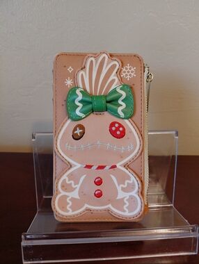 Loungefly Disney Lilo and Stitch Scrump Gingerbread large cardholder